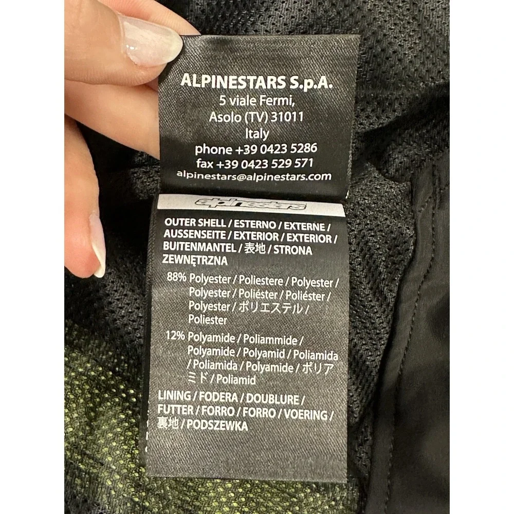 Alpinestars, Leonis Drystar Air Jacket, Black &‎ Yellow, Size XL